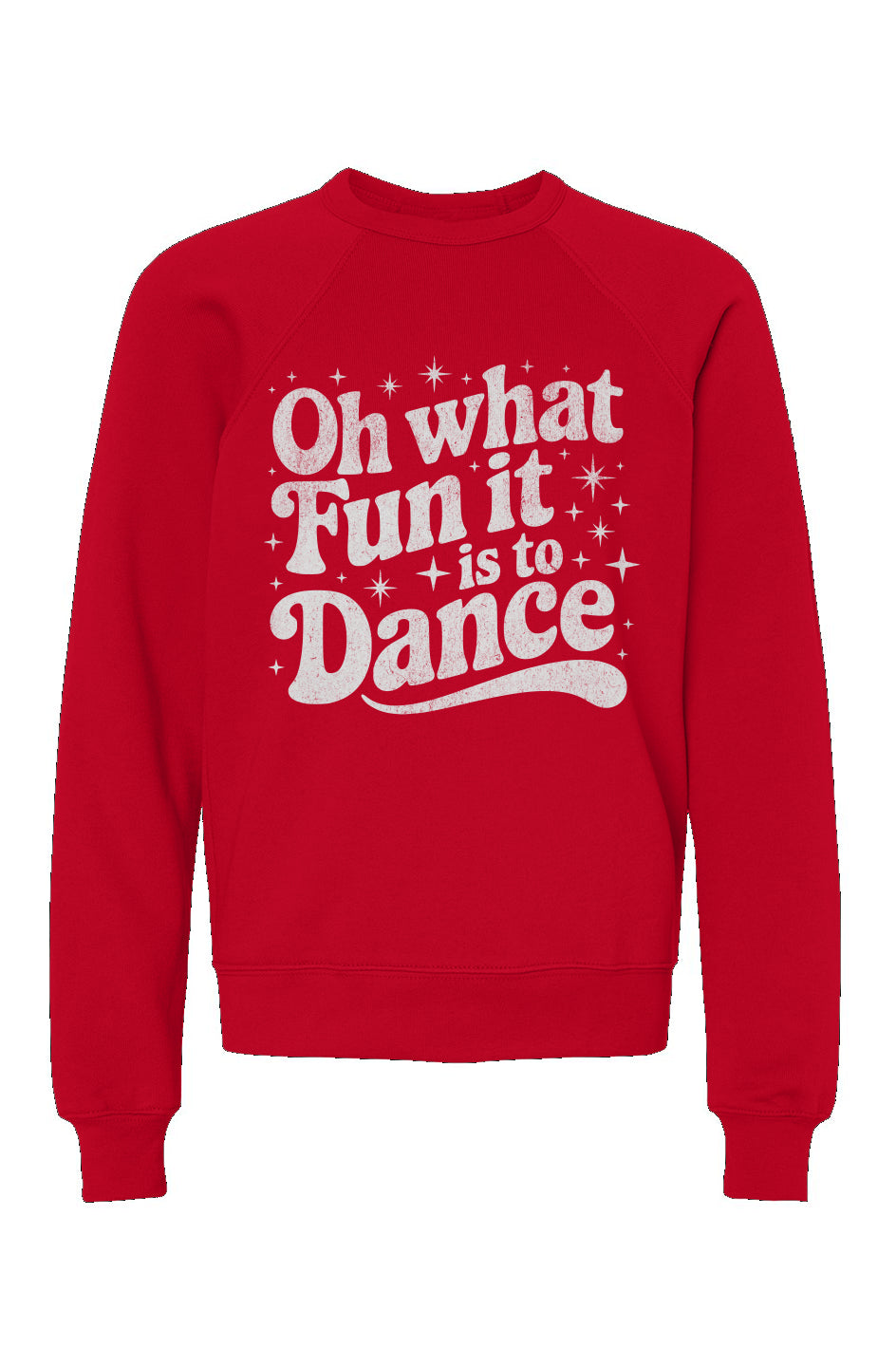 Oh What Fun It Is To Dance Youth Crewneck Sweatshirt