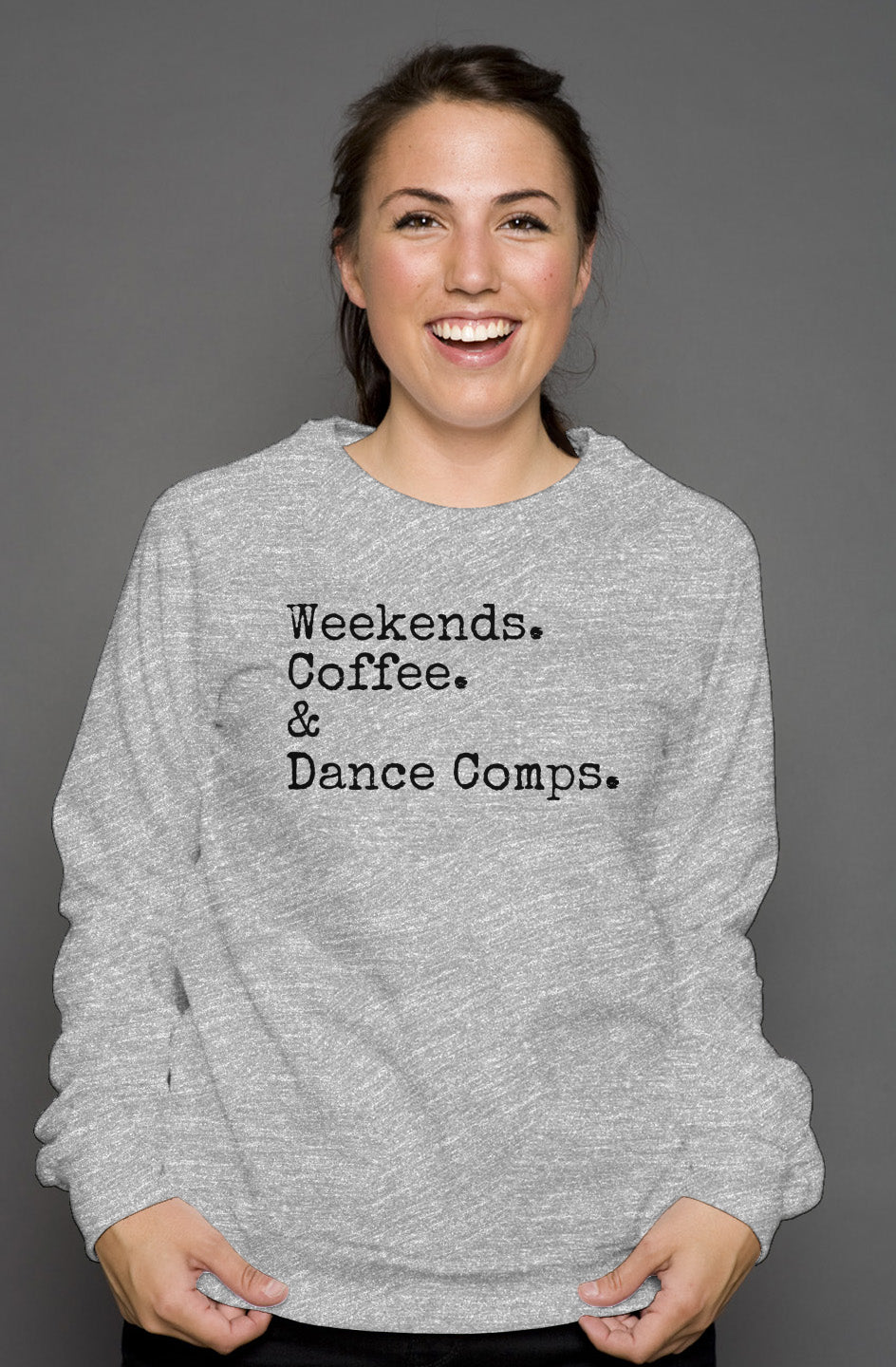 unisex crew neck sweatshirt