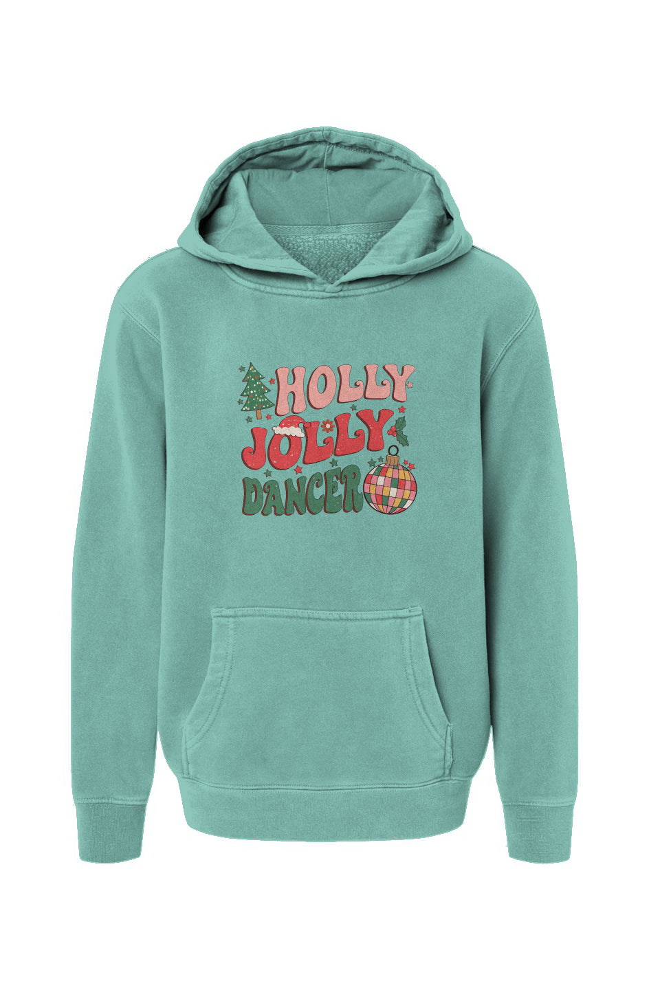 Holly Jolly Dancer Youth Hoodie