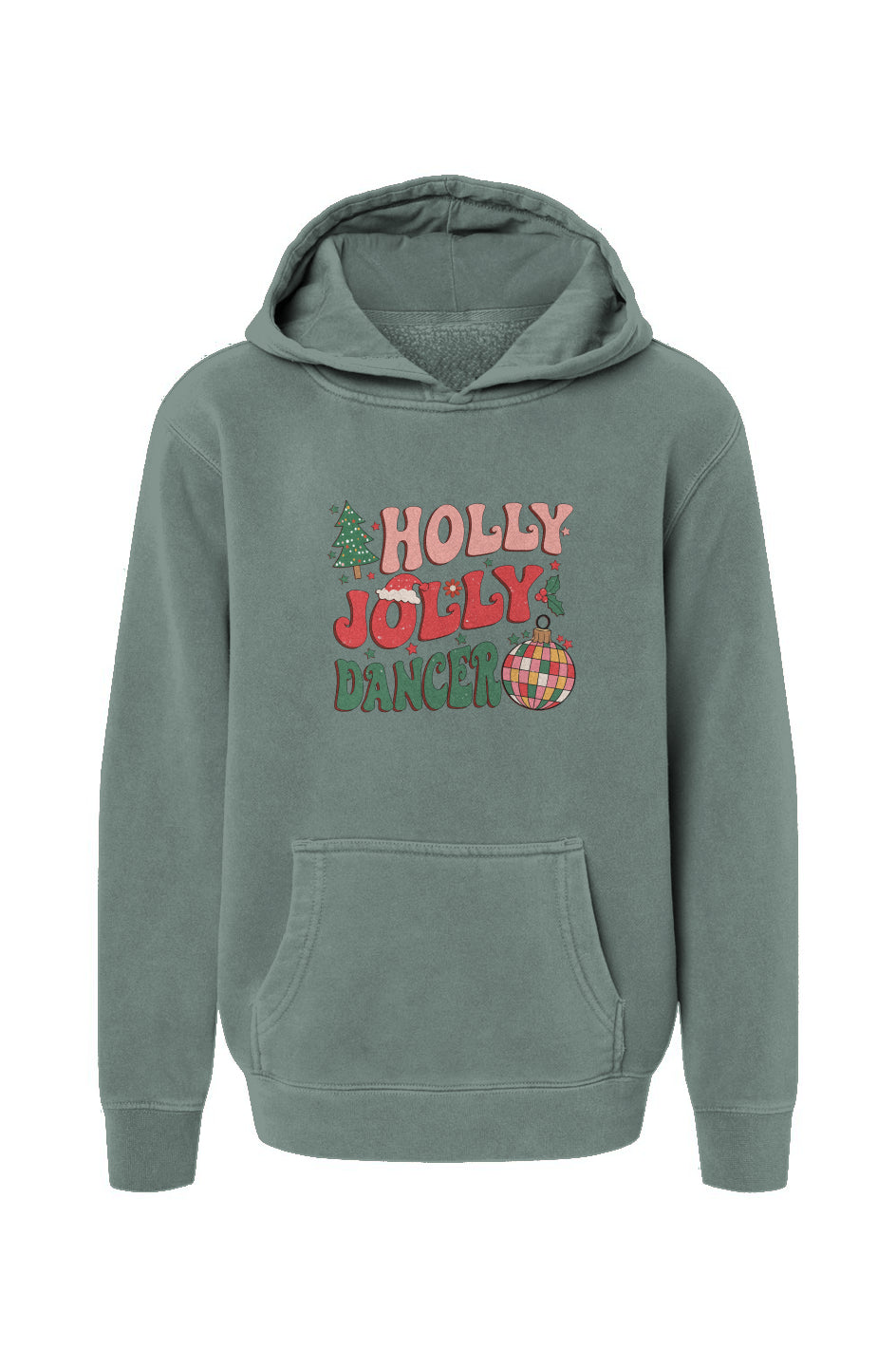 Holly Jolly Dancer Youth Hoodie