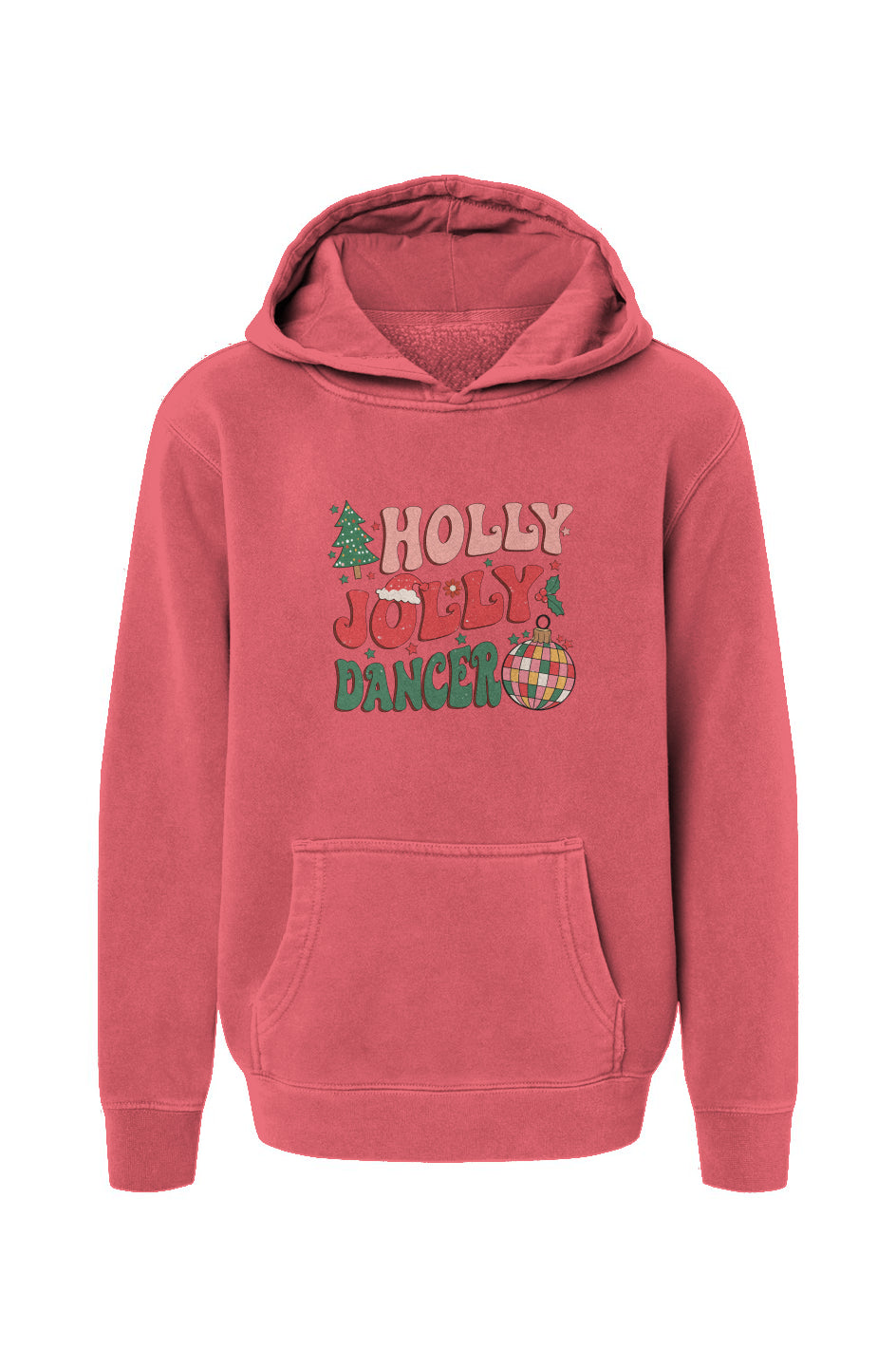 Holly Jolly Dancer Youth Hoodie