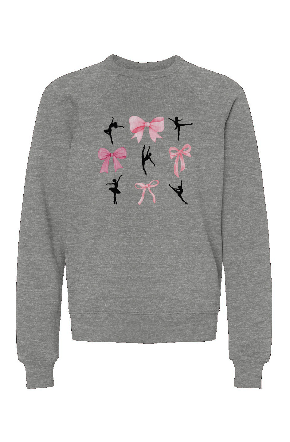 Pink Bow Obsessed Crew Neck Sweatshirt