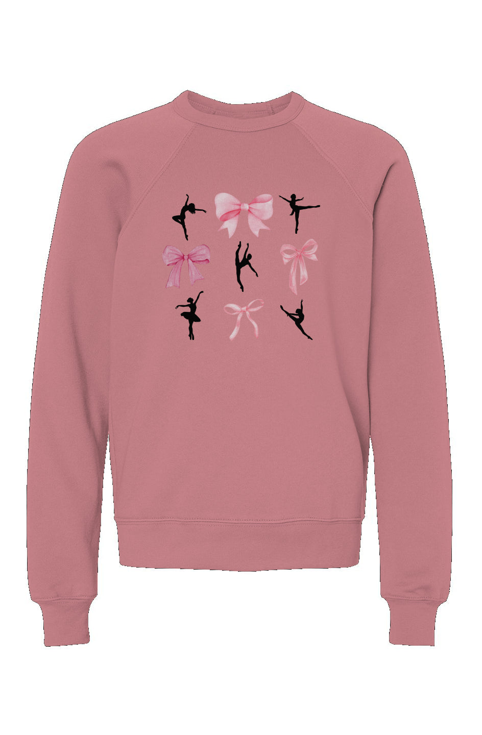 Pink Bow Obsessed Crew Neck Sweatshirt