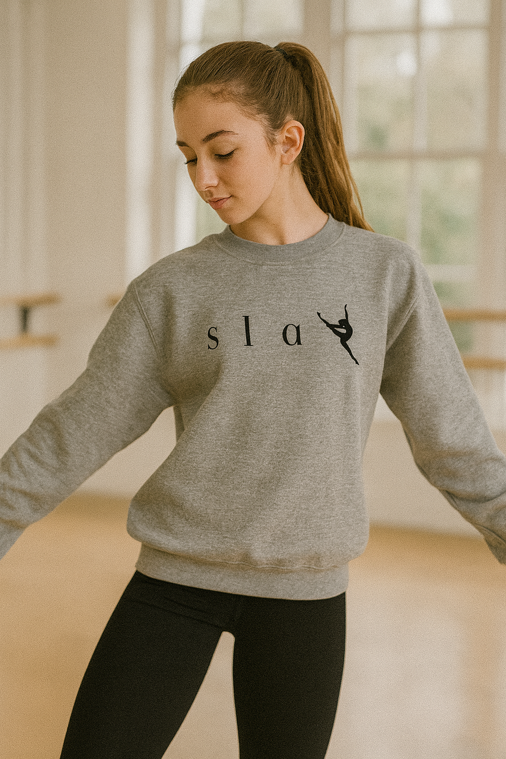 Dance, SLAY, Repeat Crew Neck Sweatshirt