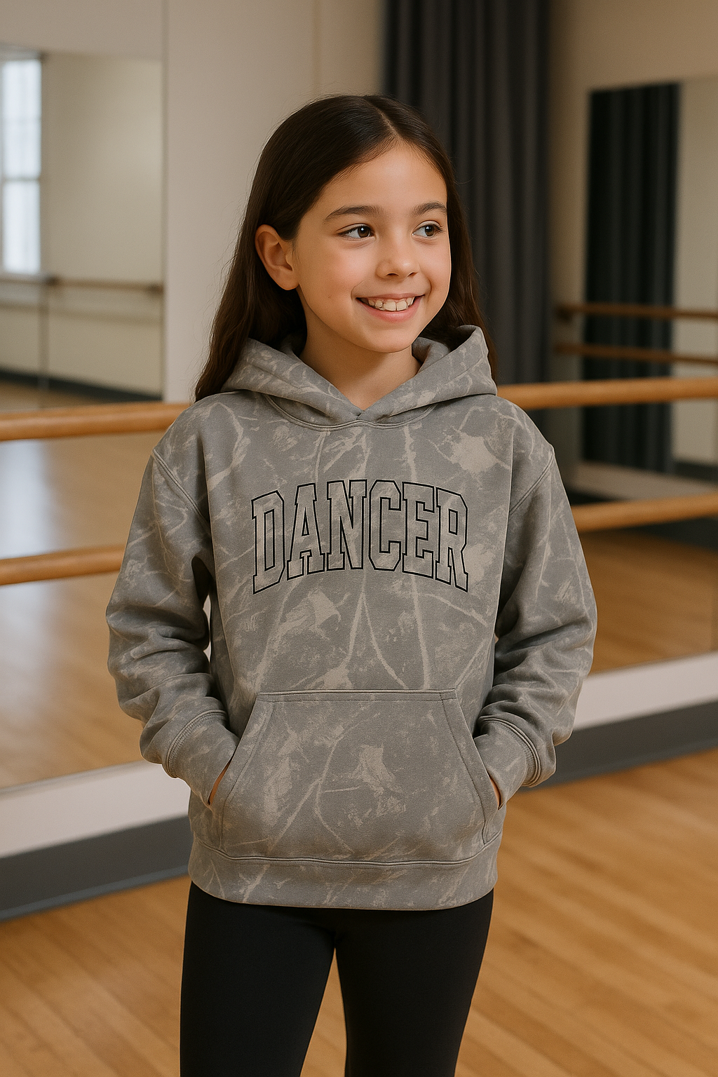 Youth Dancer Camo Hoodie